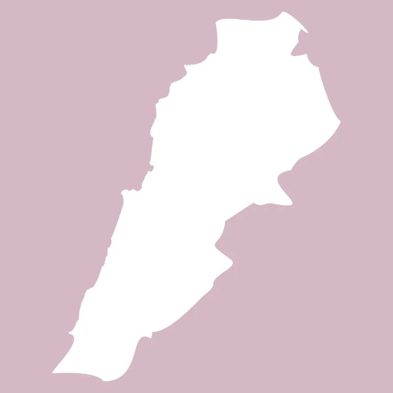 Drapeau de la carte du Liban