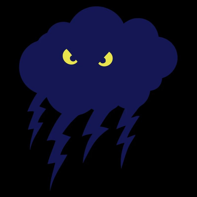 naughty eye bubble cloud eclair dark cloudy crazy