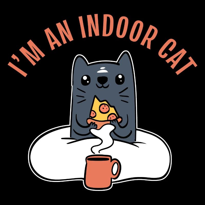 Je suis un solitaire de chat d’intérieur