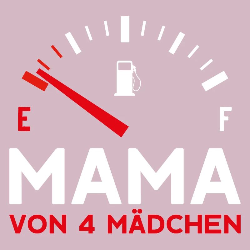 MAMA 4 MÄDCHEN VIER TÖCHTER MUTTERTAG