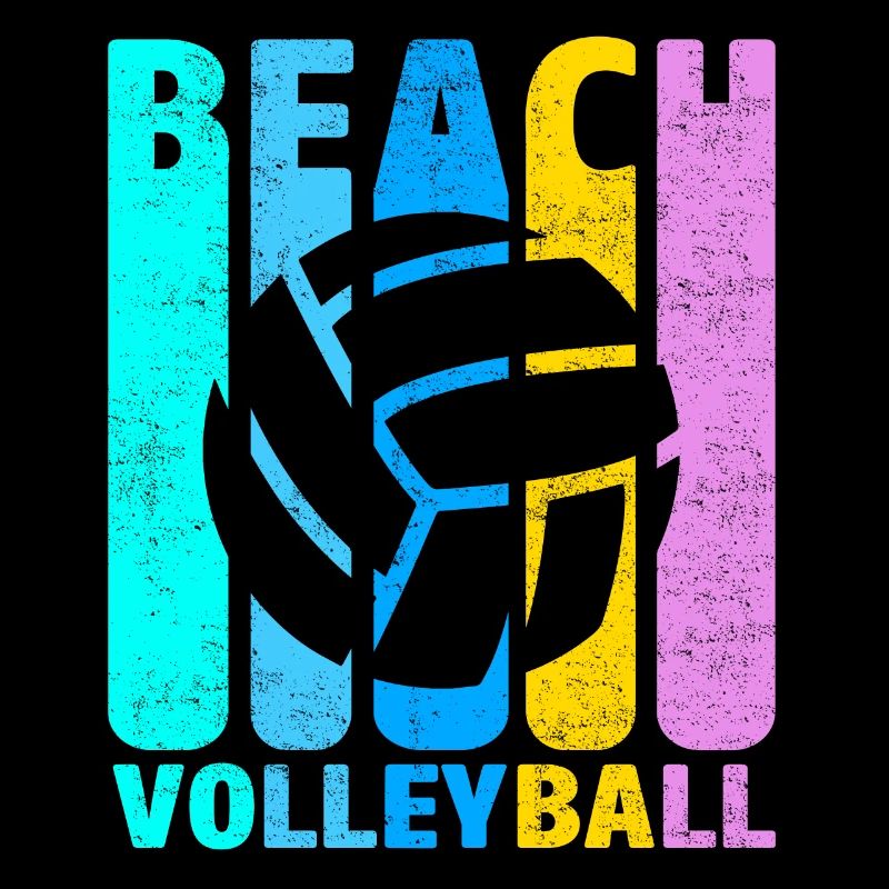 Vintage de volleyball de plage