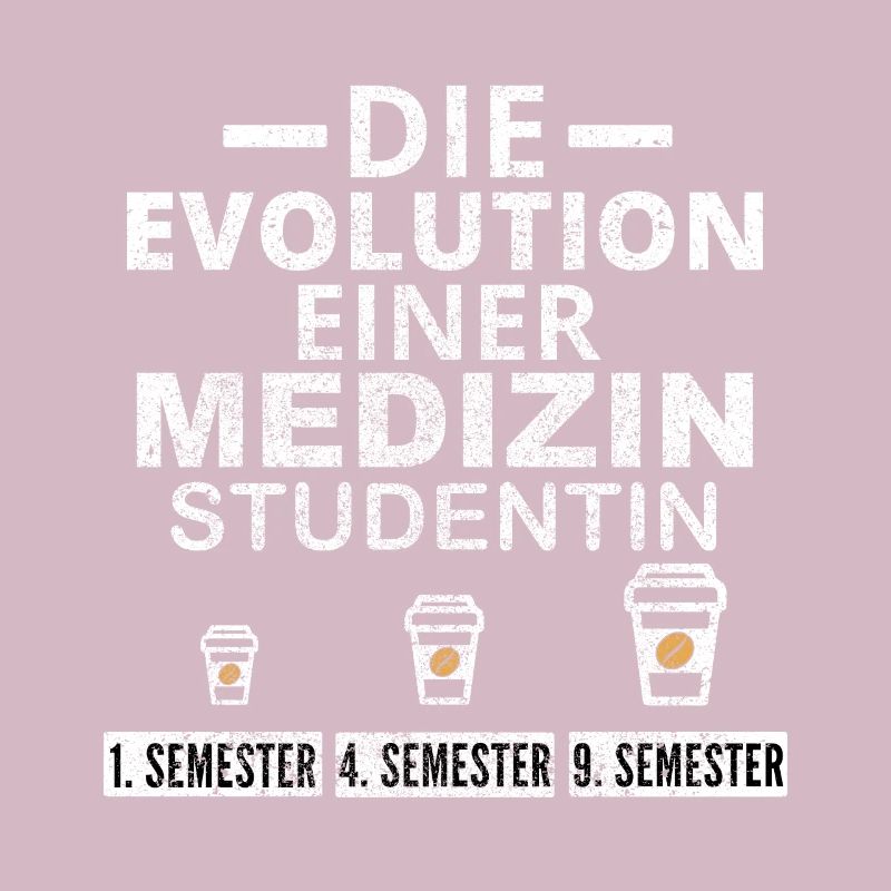 Medizin Studentin Kaffee Evolution Geschenk