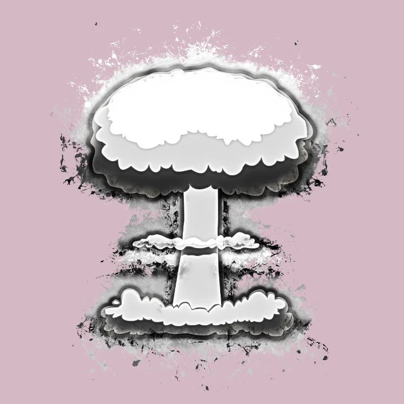 Explosion nuklear hell glühend