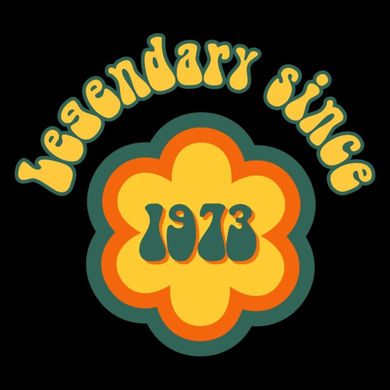 Legendary since 1973 Geburtstag Retro