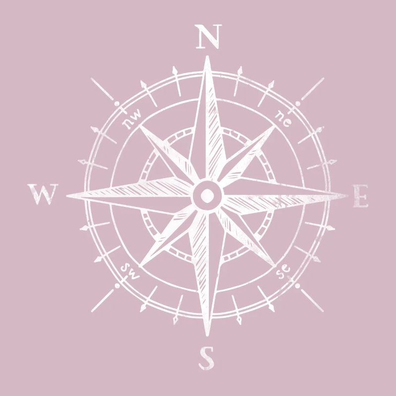 Gift Retro Compass Cardinal points