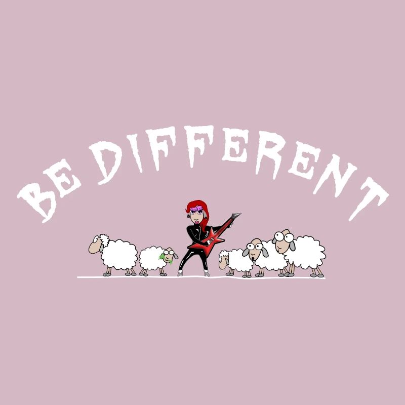 Schaf - sei anders - Hardrockschaf