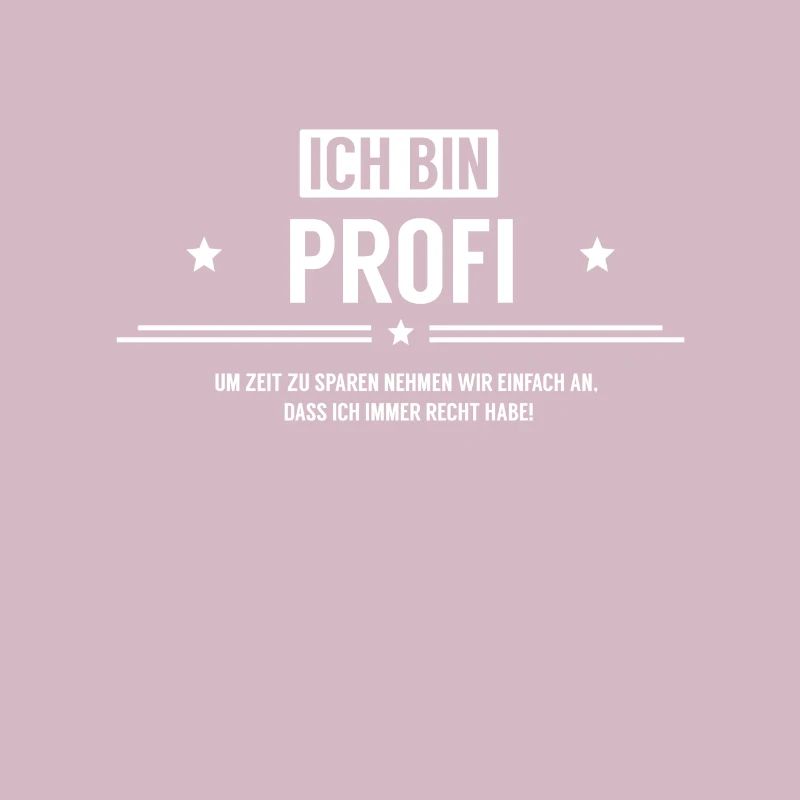Ich bin Profi! Tätig als Profi