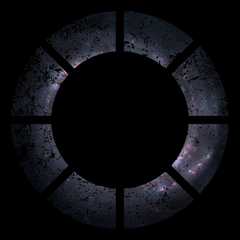 SPACE CIRCLES KREISE GRUNGE
