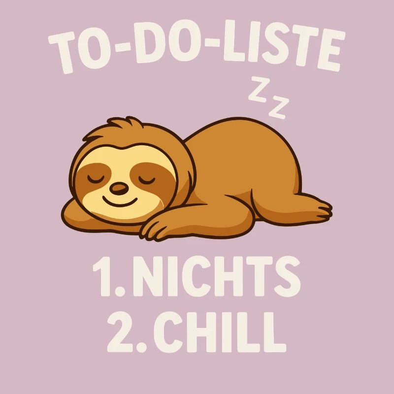 To-Do List: Nothing & Chill – Sloth