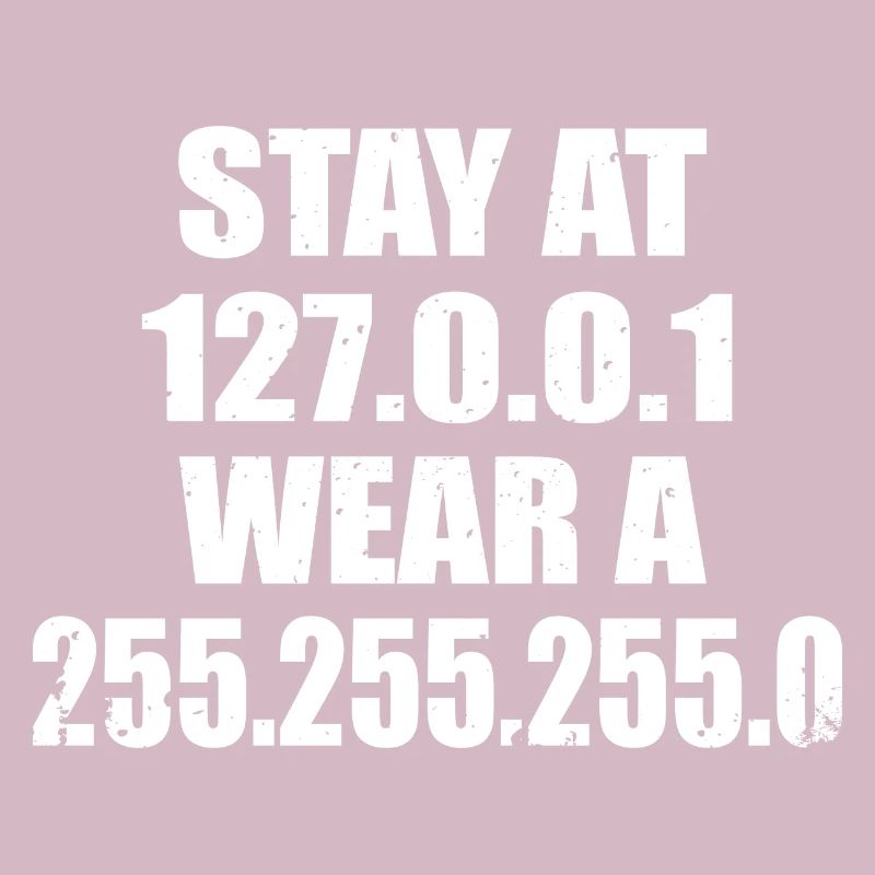 Computer scientist Stay at home wear a mask IT nerd code