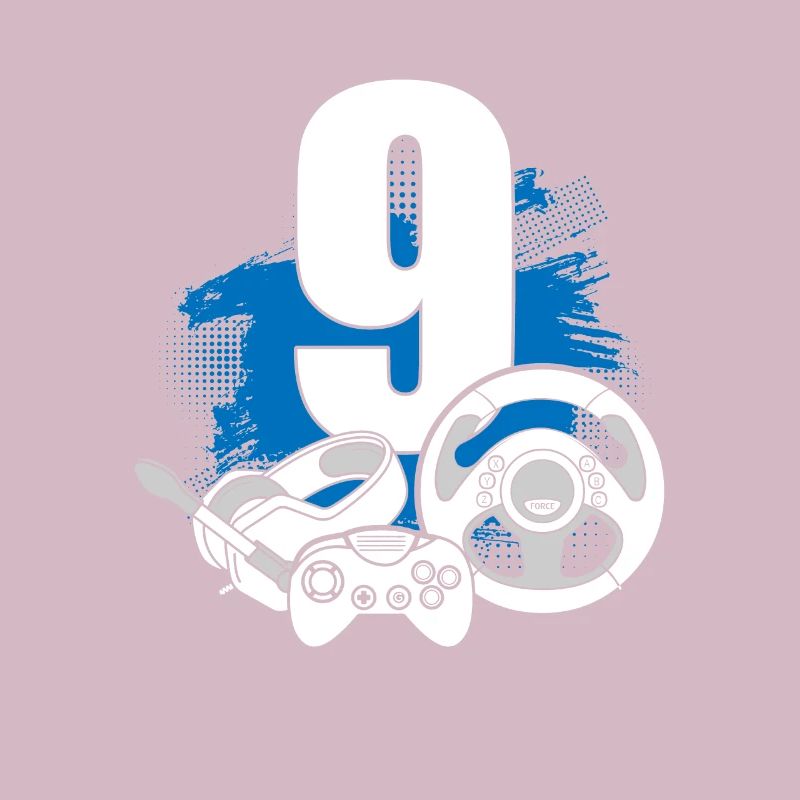 Gaming Controller 9 Years Old Video Gamer