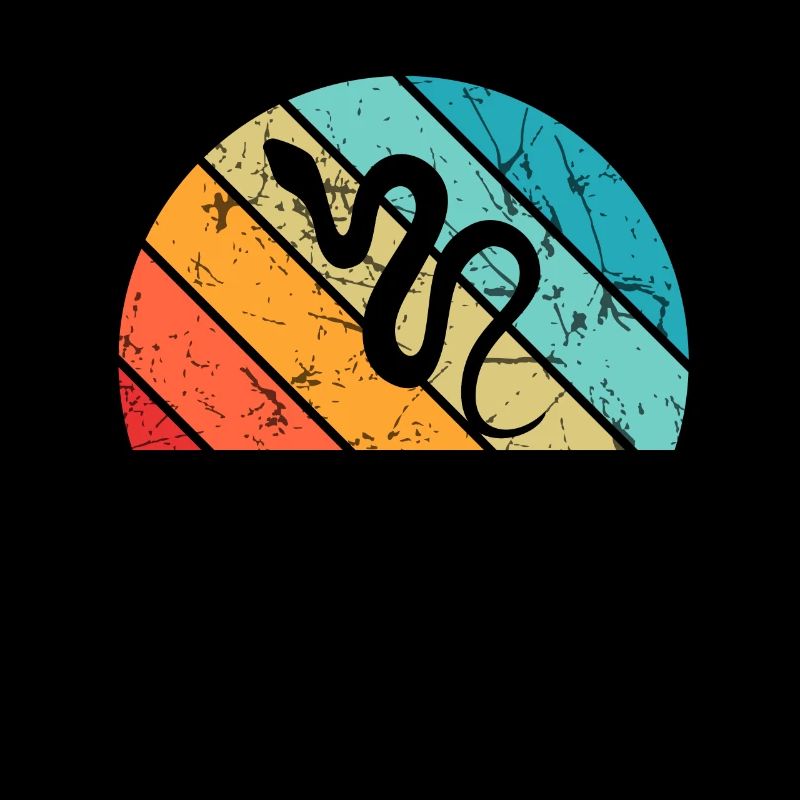 Snake Retro Reptile Python Gift idea