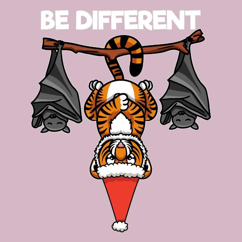 Be Different Tiger Fledermaus Weihnachtsmann