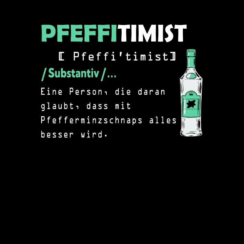 Pfeffitimist Blutgruppe Pfeffi Pfefferminzlikör