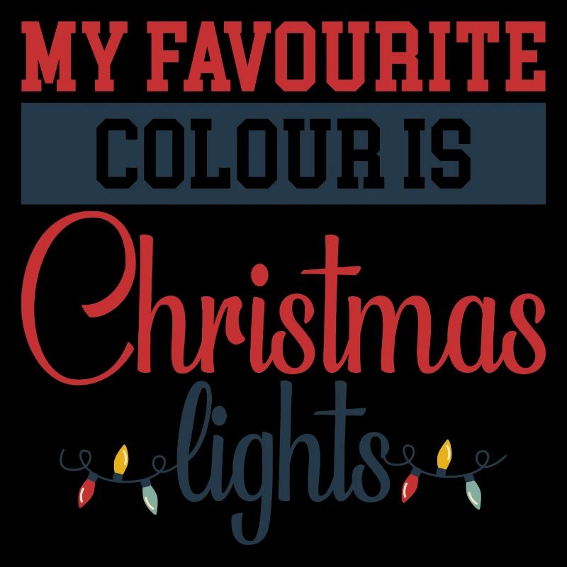 Weihnachtsdesign mit Lichtern