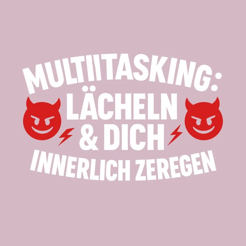 Multitasking Internally disassembling smiles