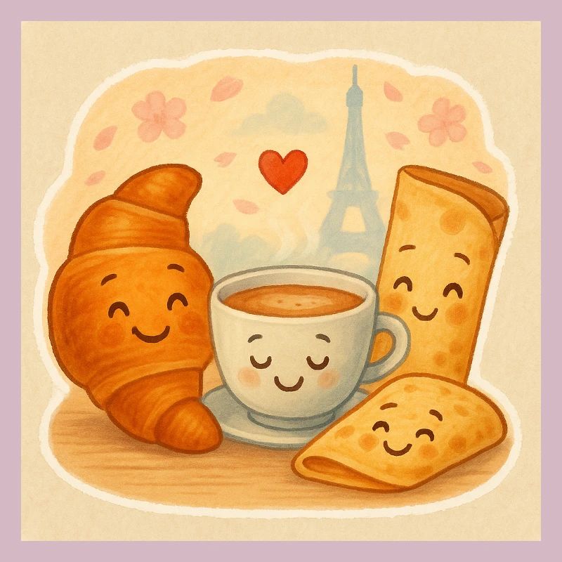 Paris Breakfast Cuddle
