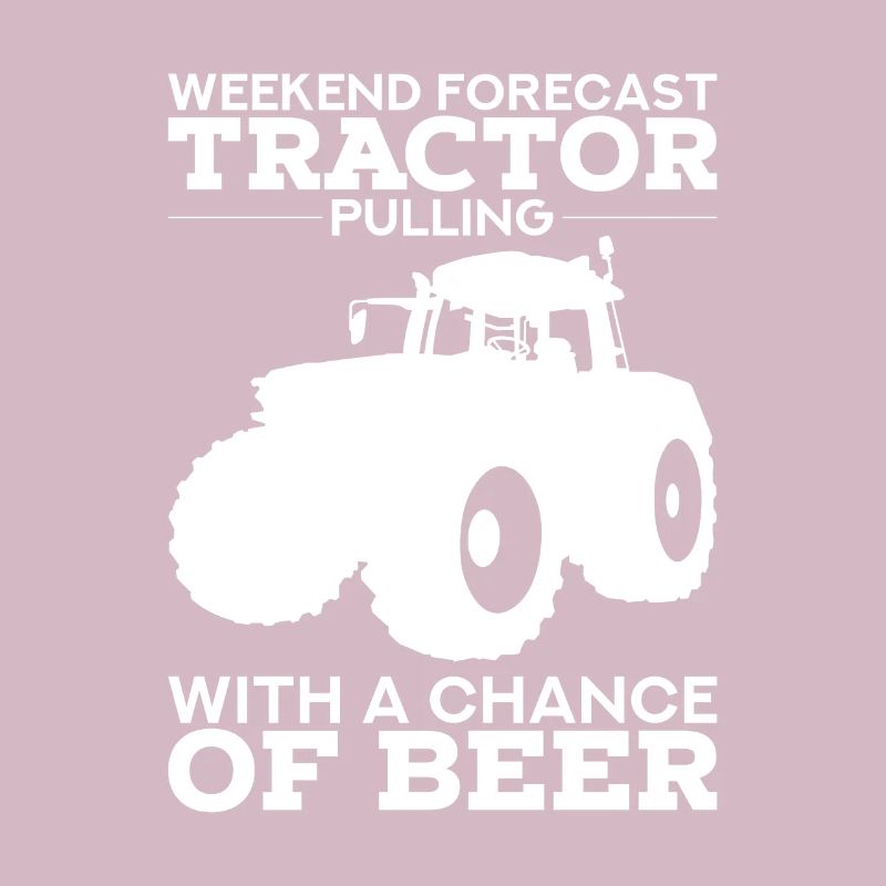 TRACTOR PULLING GIFT: Tractor pull with beer
