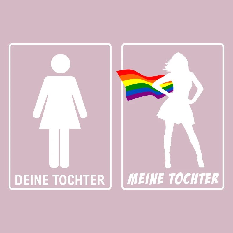 Lesbische Tochter Mutter Vater LGBT Lesbisch CSD