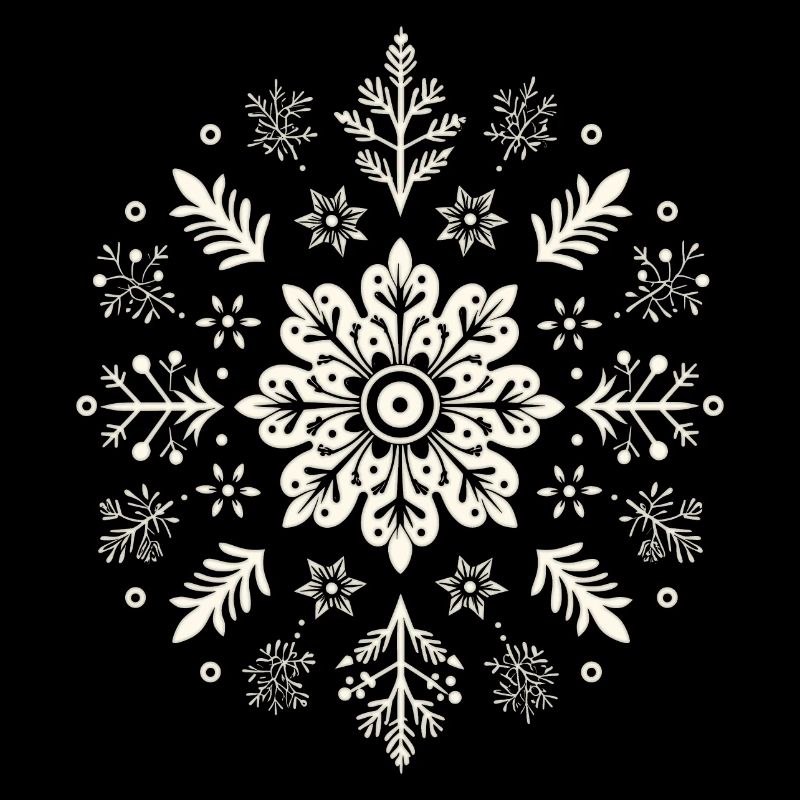 Schneeflocke Winter Schnee Flocke Stern Muster Eis