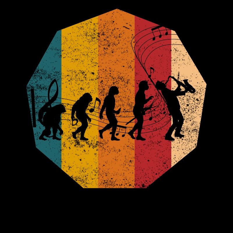 Evolution Saxophonist Saxophon