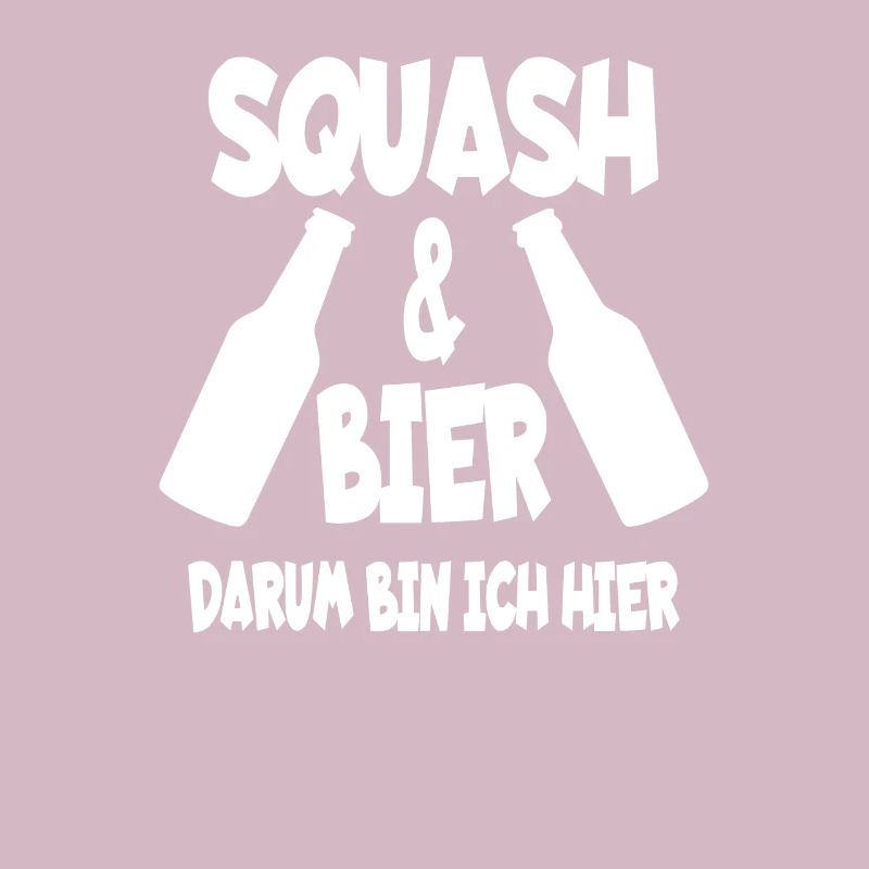 Squash & Bier Squashtrainer Squashspieler Geschenk