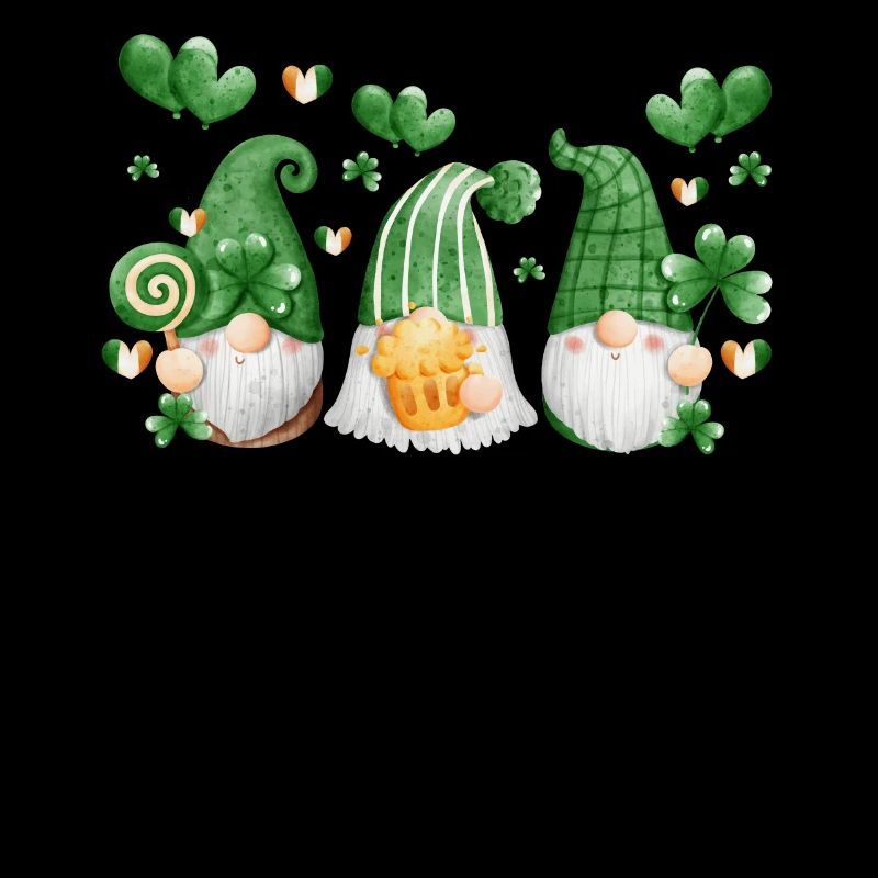 Gnome Irish Lucky Beer Drinking