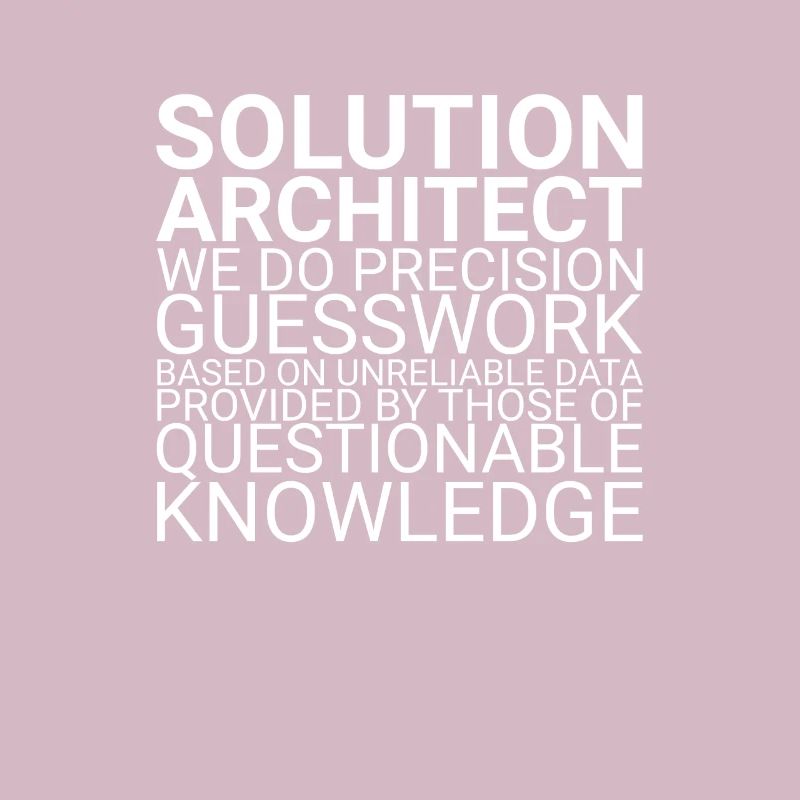 Conjectures de l’architecte de solutions| Solution Architecture
