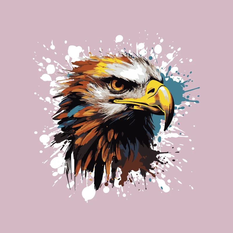 Eagle Pop Art Head