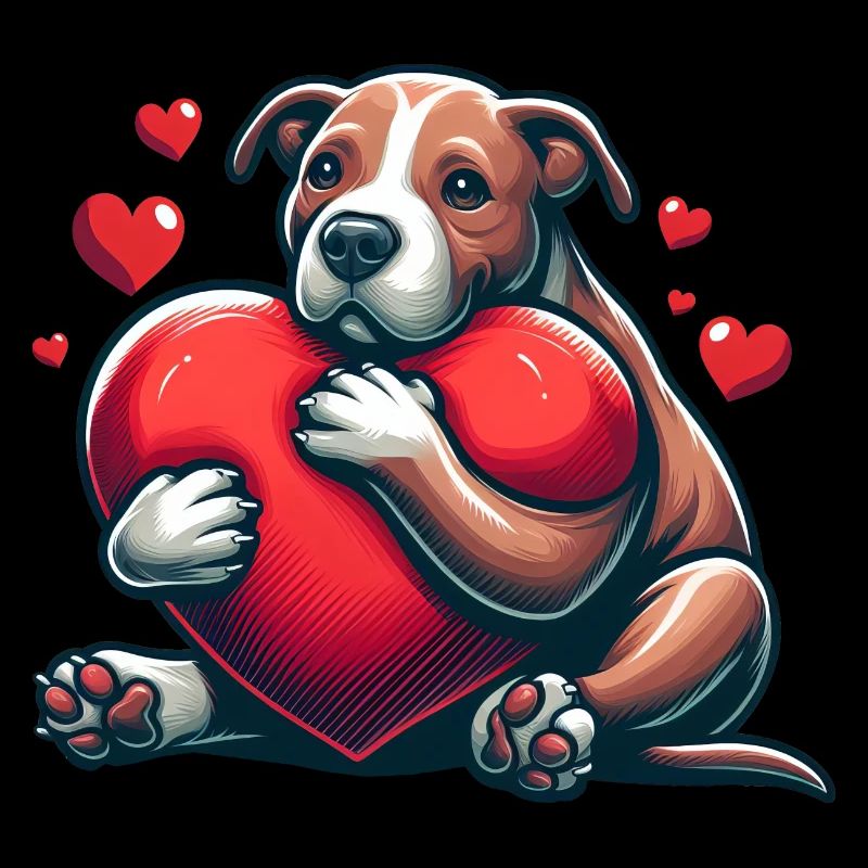 Cadeaux de Saint-Valentin Pitbull