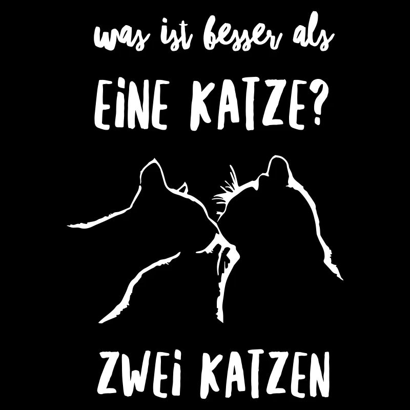 Zwei Katzen Kuss