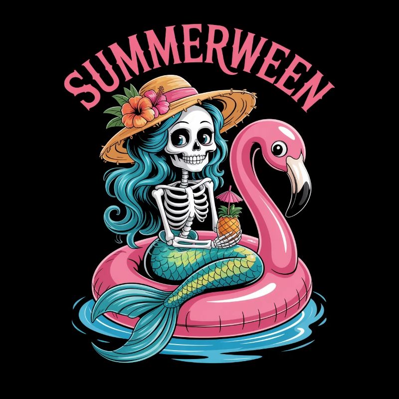 Summerween Halloween Mermaid