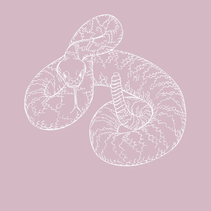 Snake rattlesnake devil