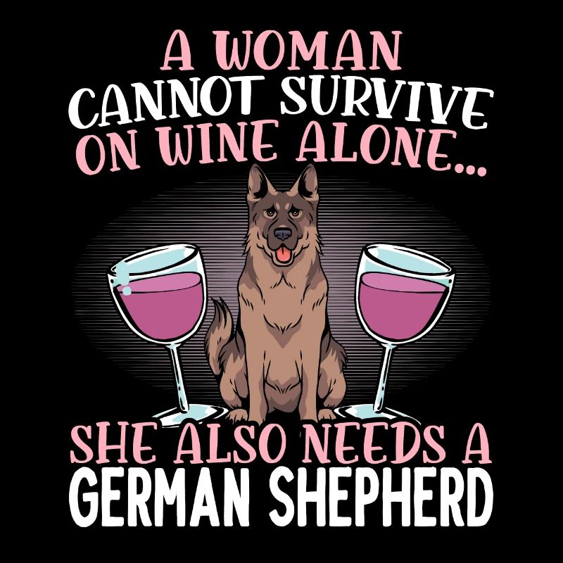 Ein Mädchen Und Ihr Deutscher Schäferhund