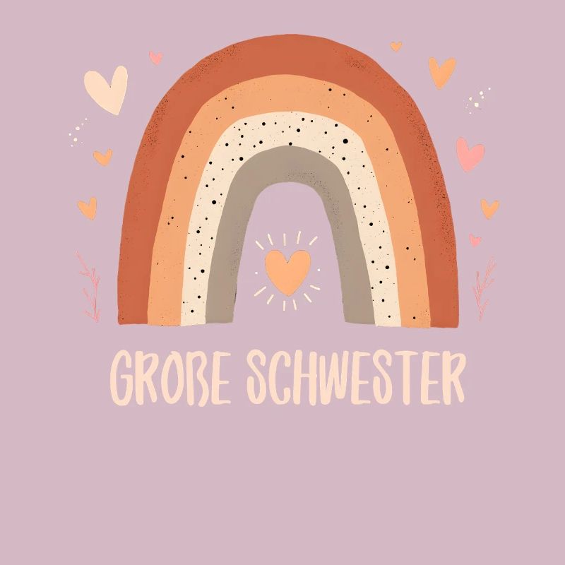 Große Schwester Regenbogen Boho