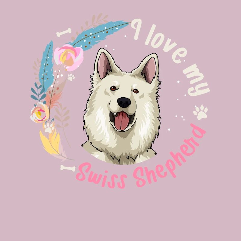 Gift idea White Swiss Shepherd Dog