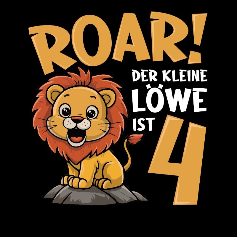 4. Geburtstag Junge Löwe
