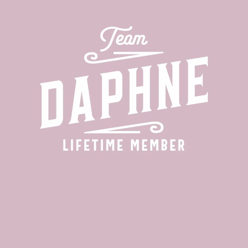 Team Daphne Lifetime Member Personalized Name