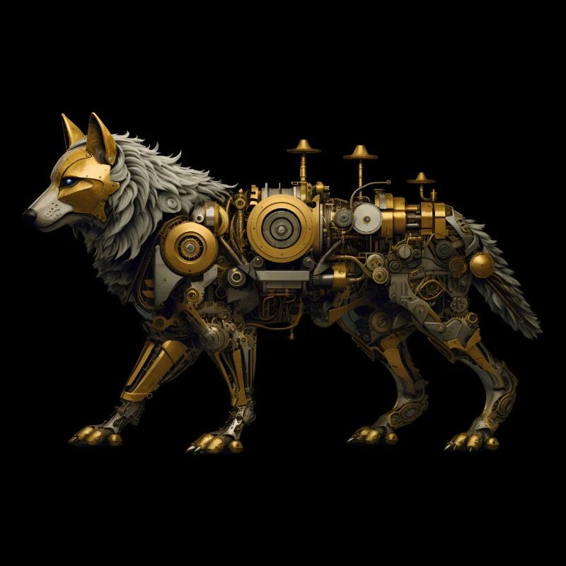 Steampunk Wolf