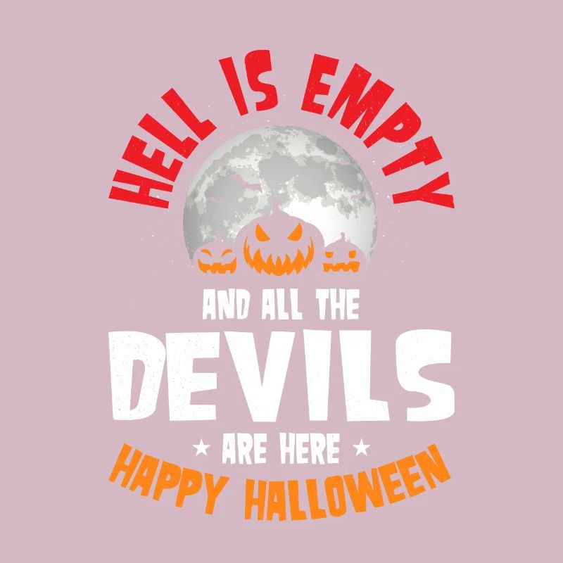 Hell Is Empty Devils Happy Halloween Kostüm