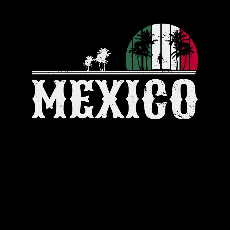 Mexico Retro Latin America Mexican Flag
