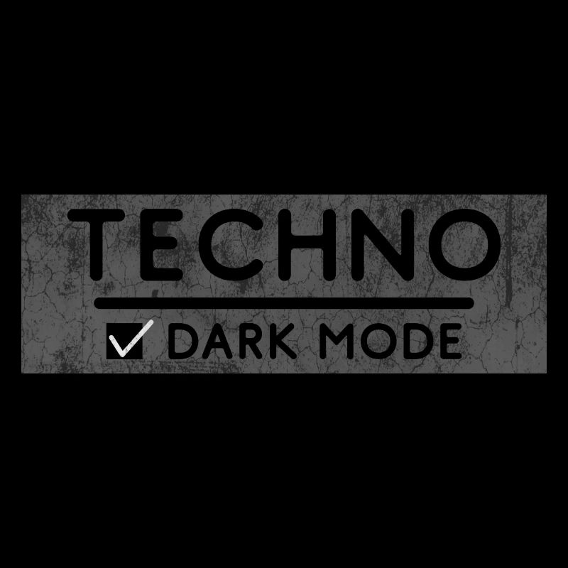 Dark Techno Dark Mode activé
