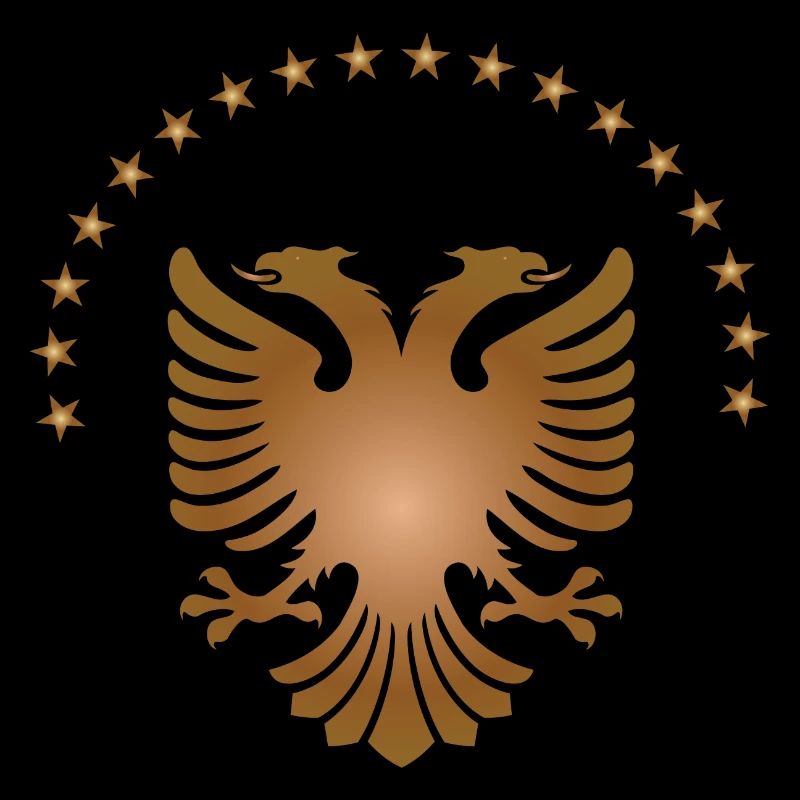 Albania luxury eagle flag gift idea cool