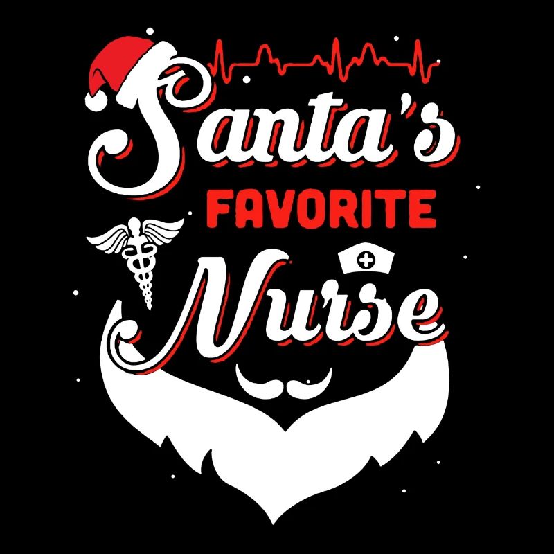 Weihnachtsmann-Krankenschwester-Weihnachtshemd