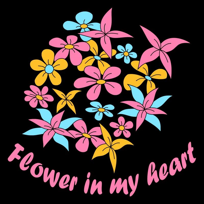 Fleur dans mon cœur