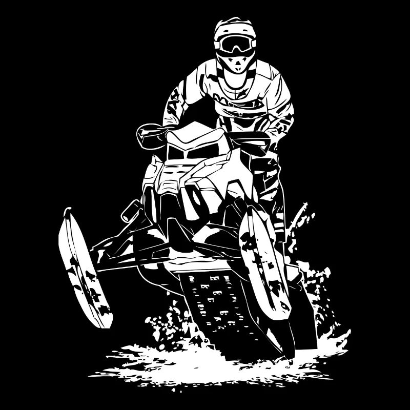 Snowmobil - snowmobile - snowmobile