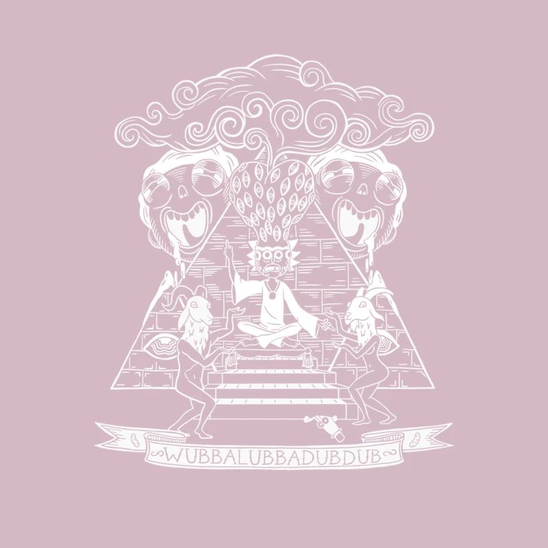 Rick And Morty Wubba Lubba Dub Dub Pyramid