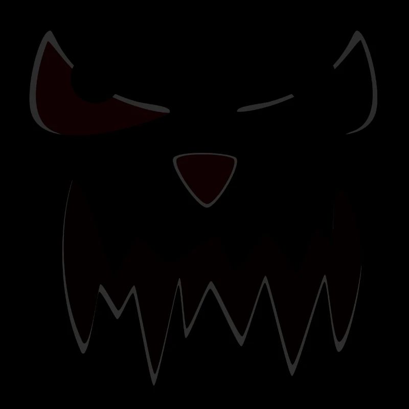 Halloween scary face