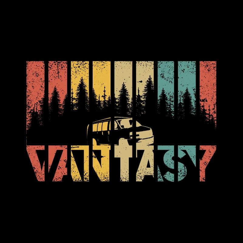 Retro Campervan Geschenk I Van Camping Bus