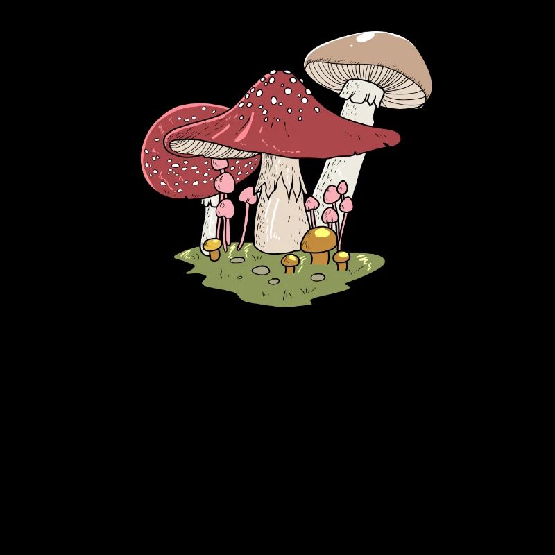 Champignons Cueilleurs de champignons Essineur de champignons Cueilleurs